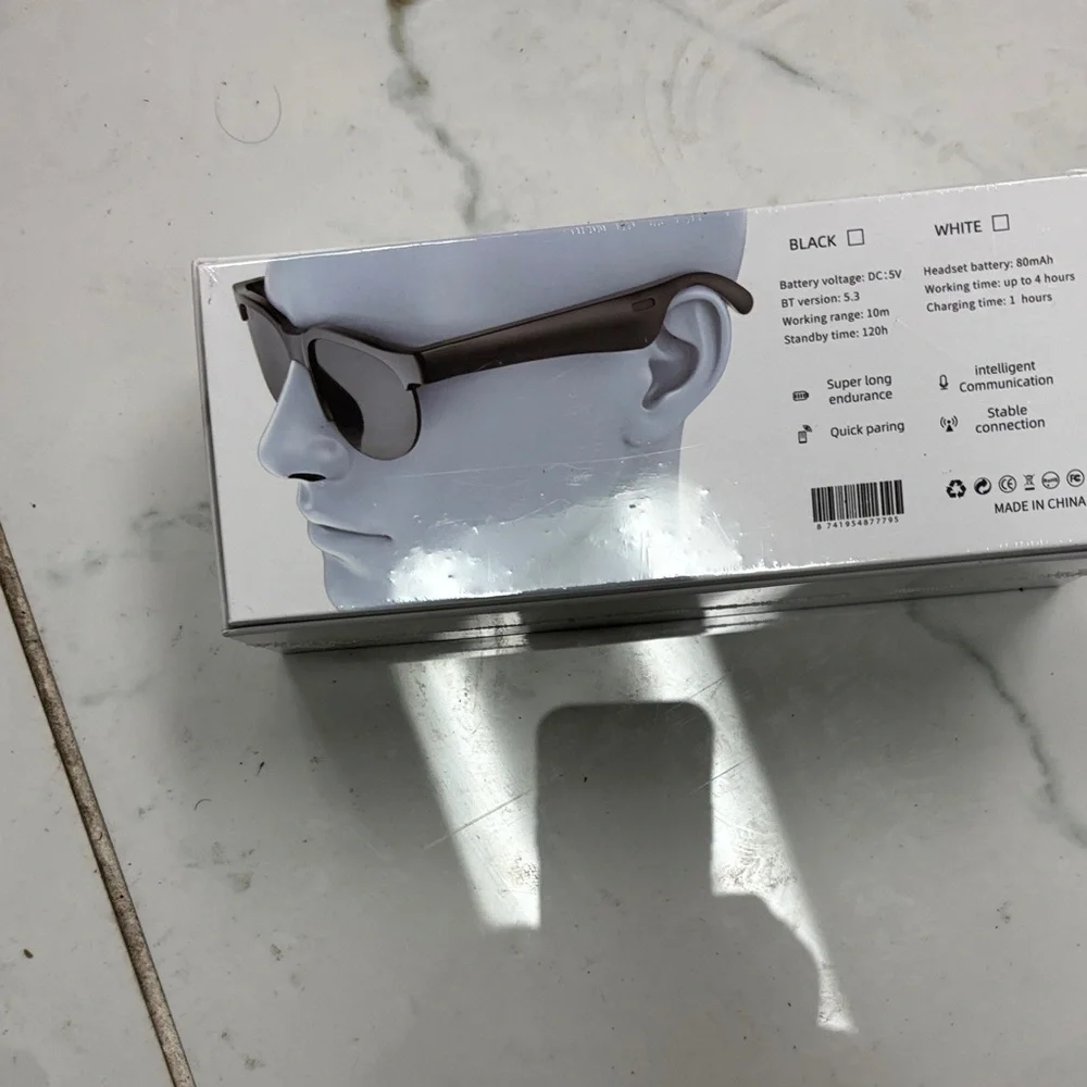 Wireless Audio Glasses - Black